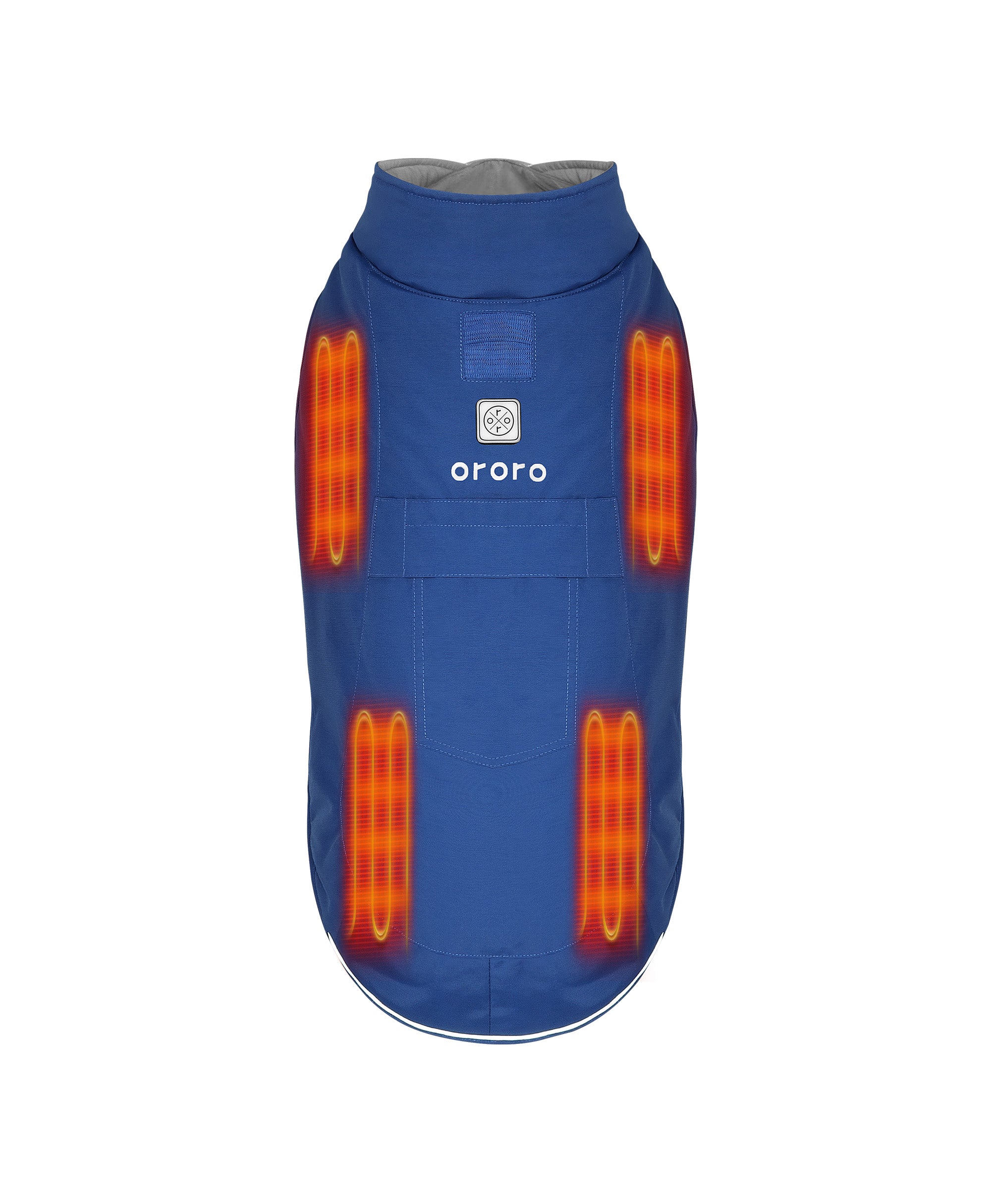 4 Heating zones: left & right Upper back，left & right Shoulder