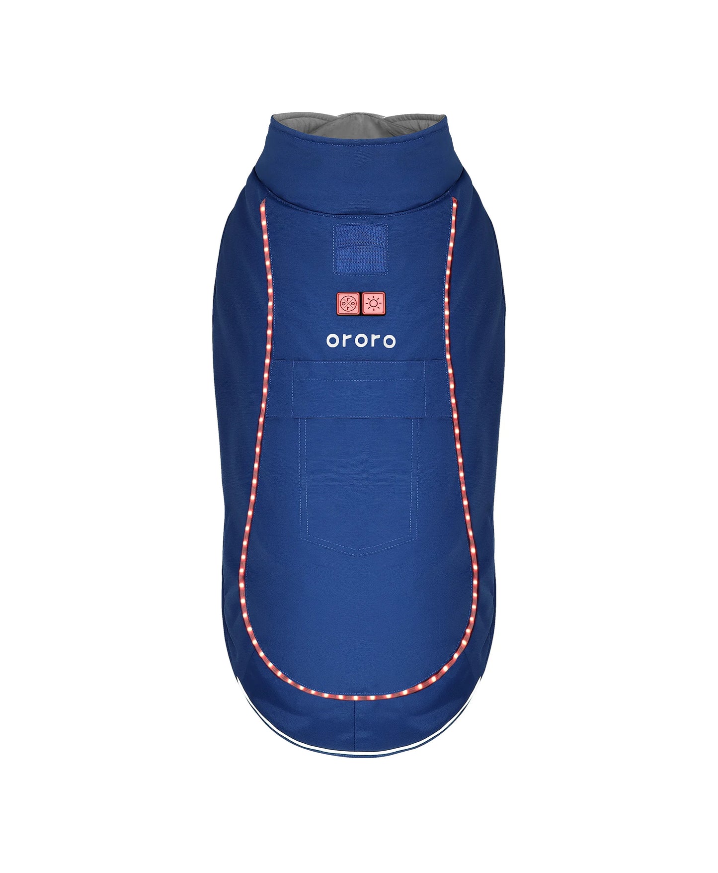 KOLDPWOOF 4-Zone Heated Dog Vest w/ LED Lights