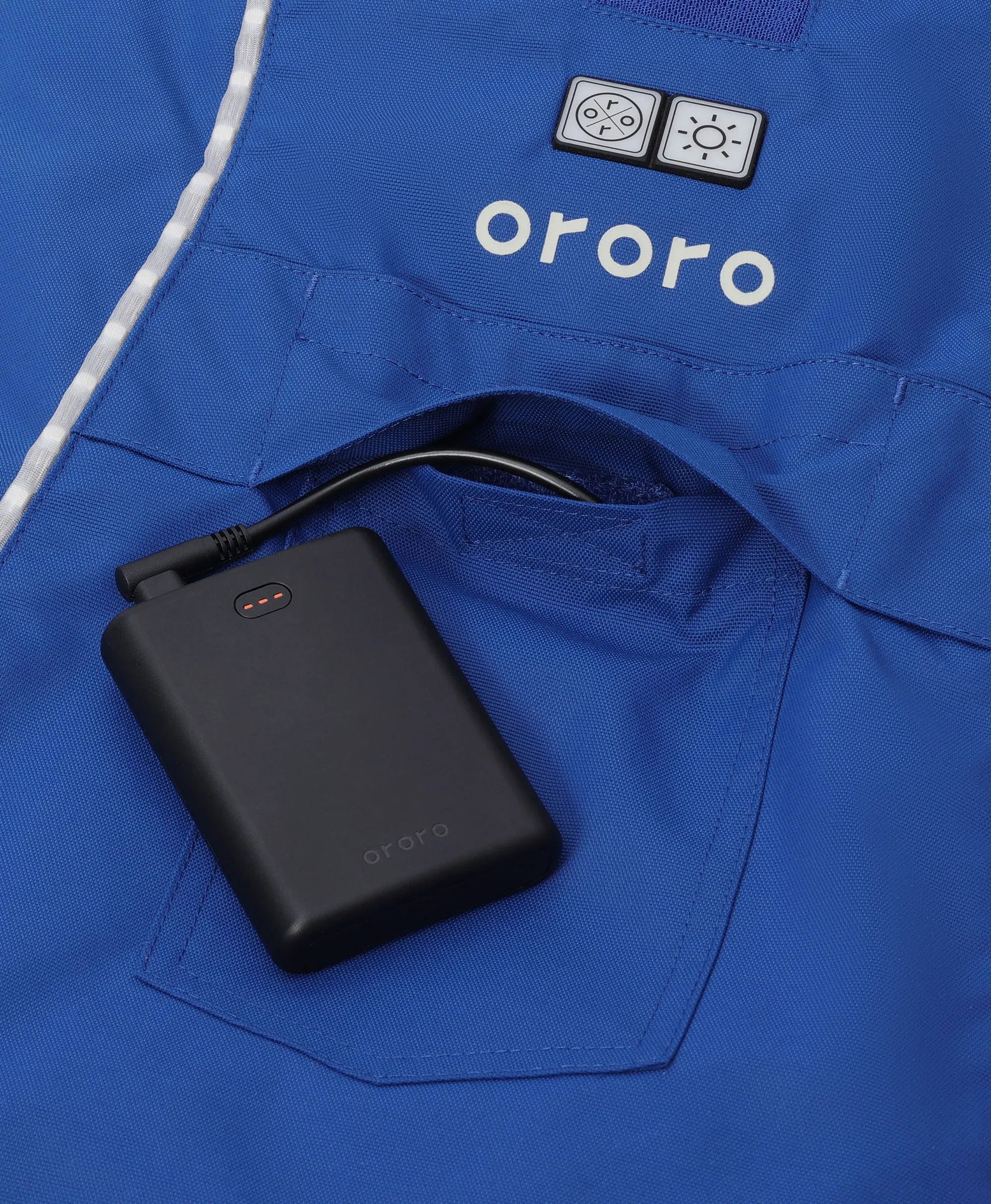 KOLDPWOOF 4-Zone Heated Dog Vest w/ LED Lights