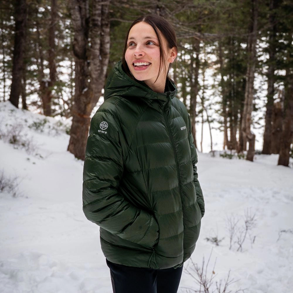 Aero Women's 4-Zone Packable Heated Down Jacket