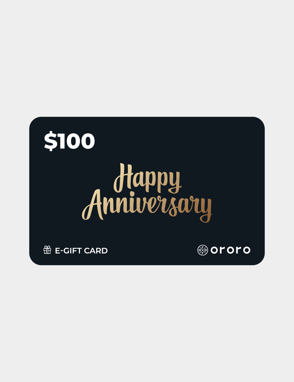 ororo Anniversary Gift Card