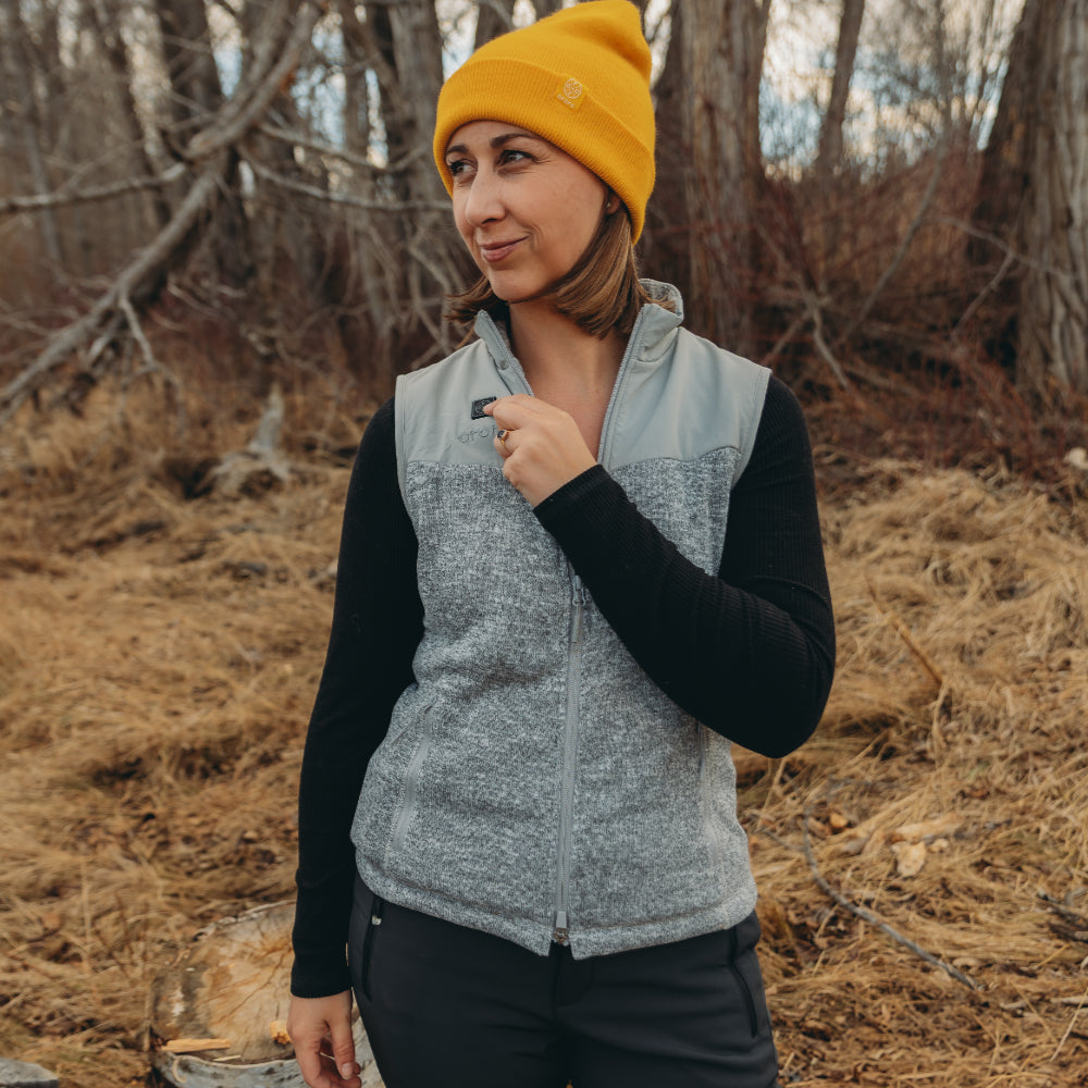 Augusta Women's Heated Sweater Fleece Vest