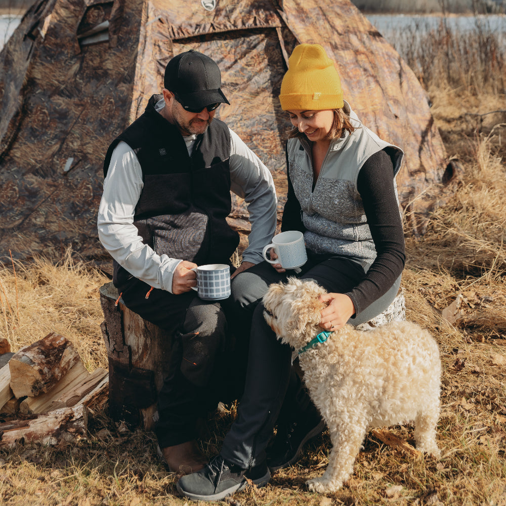 Augusta Women's Heated Sweater Fleece Vest