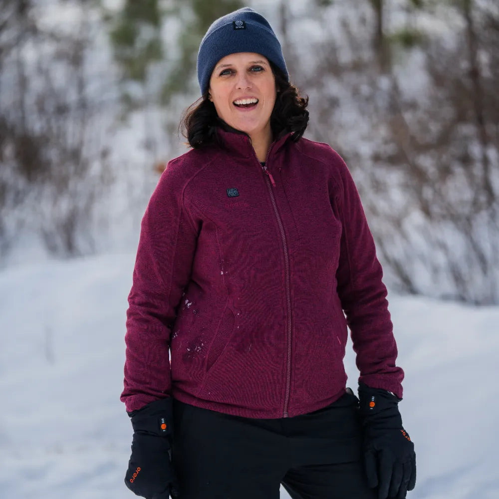 Augusta Tournament Women's 4-Zone Heated Sweater Fleece Jacket