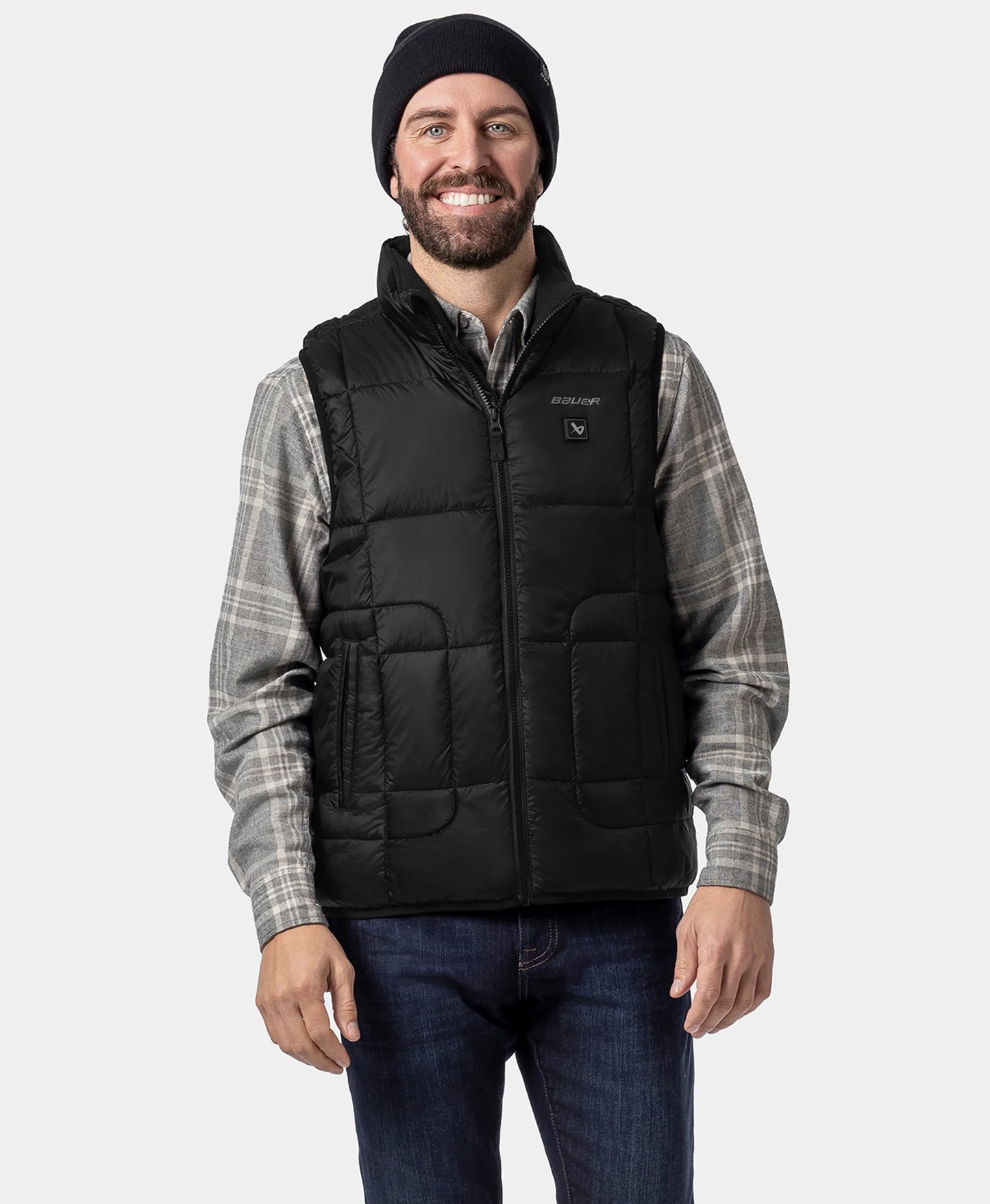 ororo x BAUER REDLINE Men's 4-Zone Heated Puffer Vest
