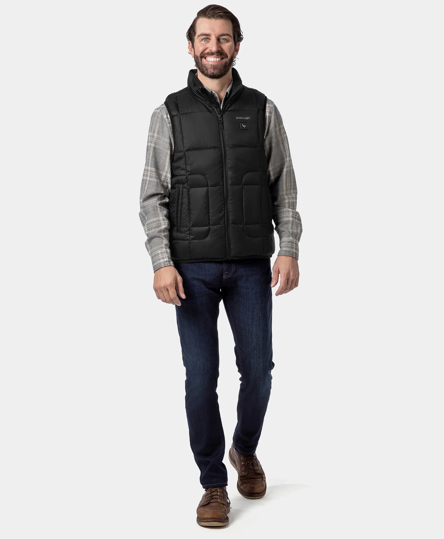 ororo x BAUER REDLINE Men's 4-Zone Heated Puffer Vest