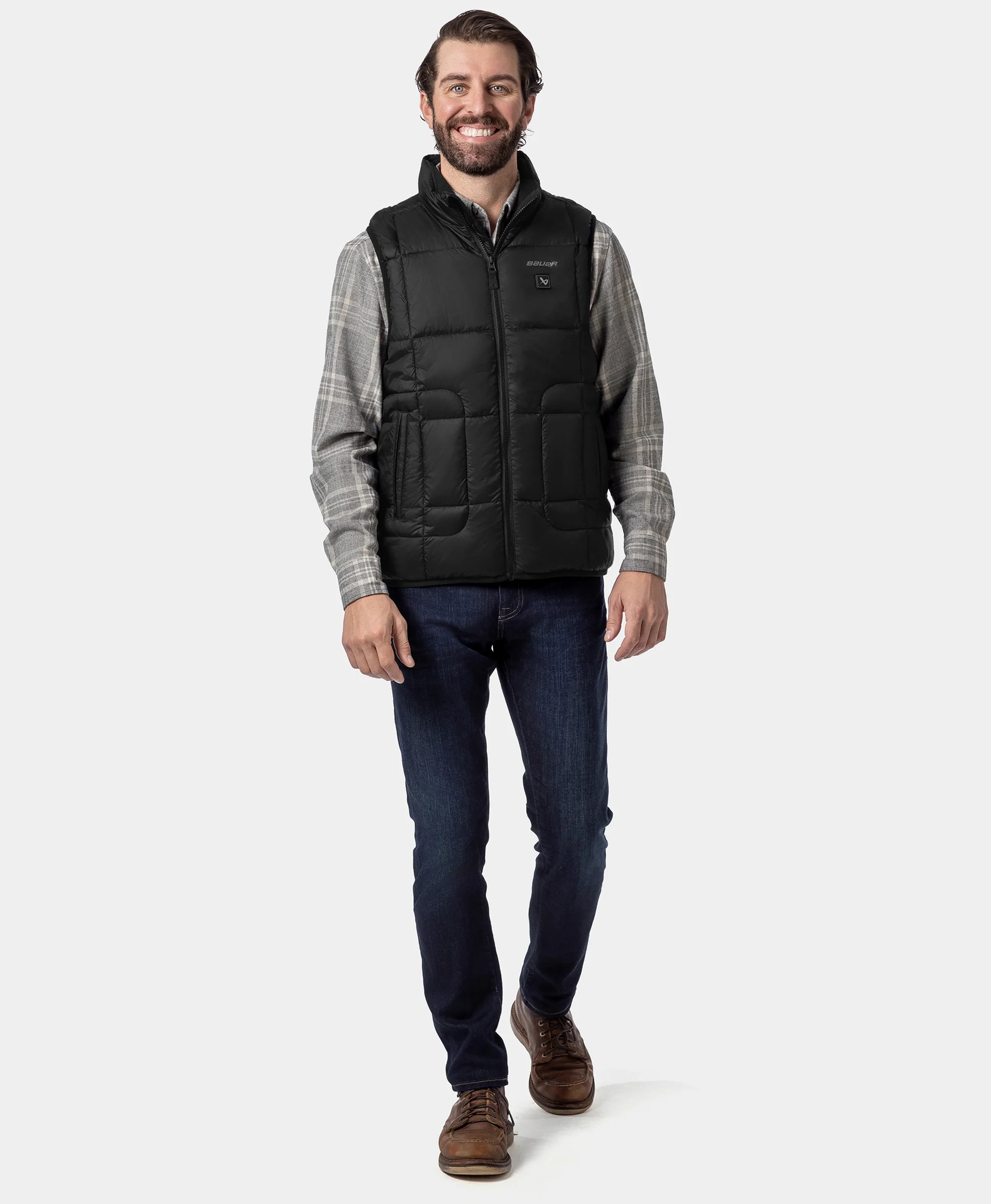 ororo x BAUER REDLINE Men's 4-Zone Heated Puffer Vest