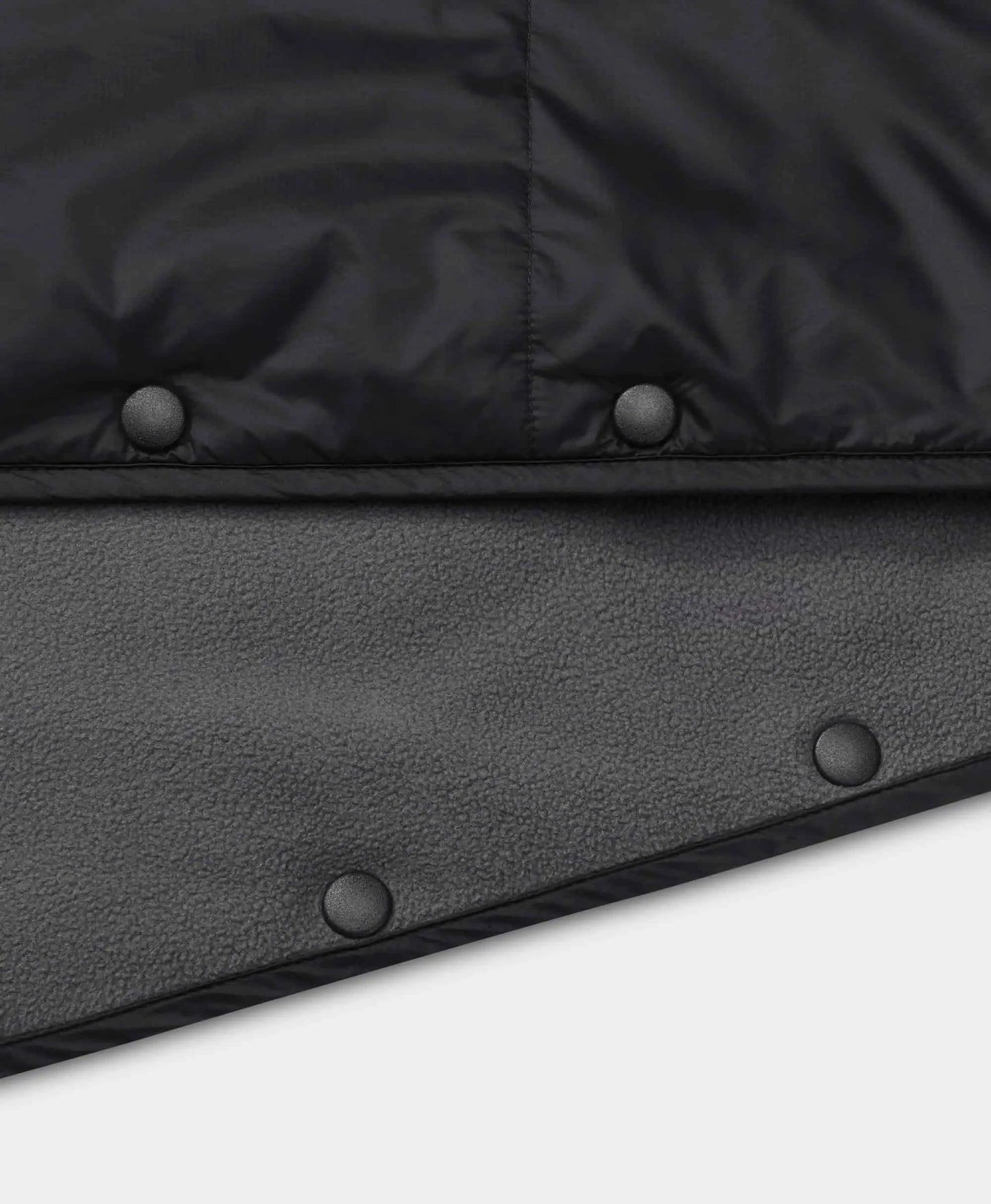  a row of plastic snaps