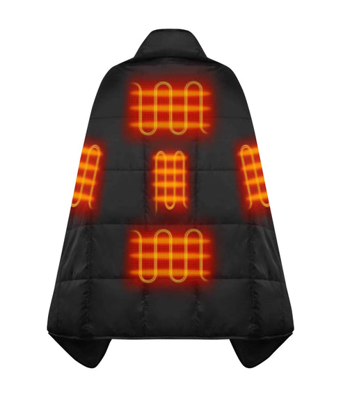 5-Heating Zones: In middle of blanket ,view 2