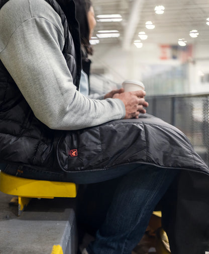 Bauer Unisex 5-Zone Heated Blanket- Black