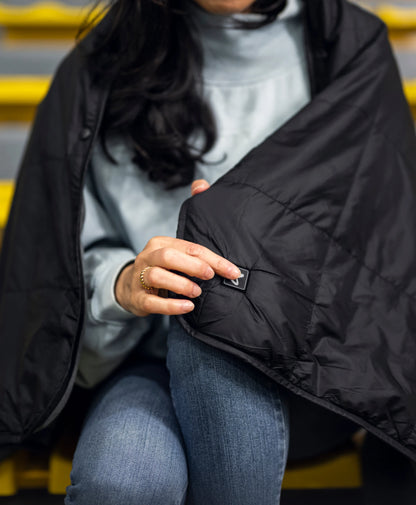 Bauer Unisex 5-Zone Heated Blanket- Black