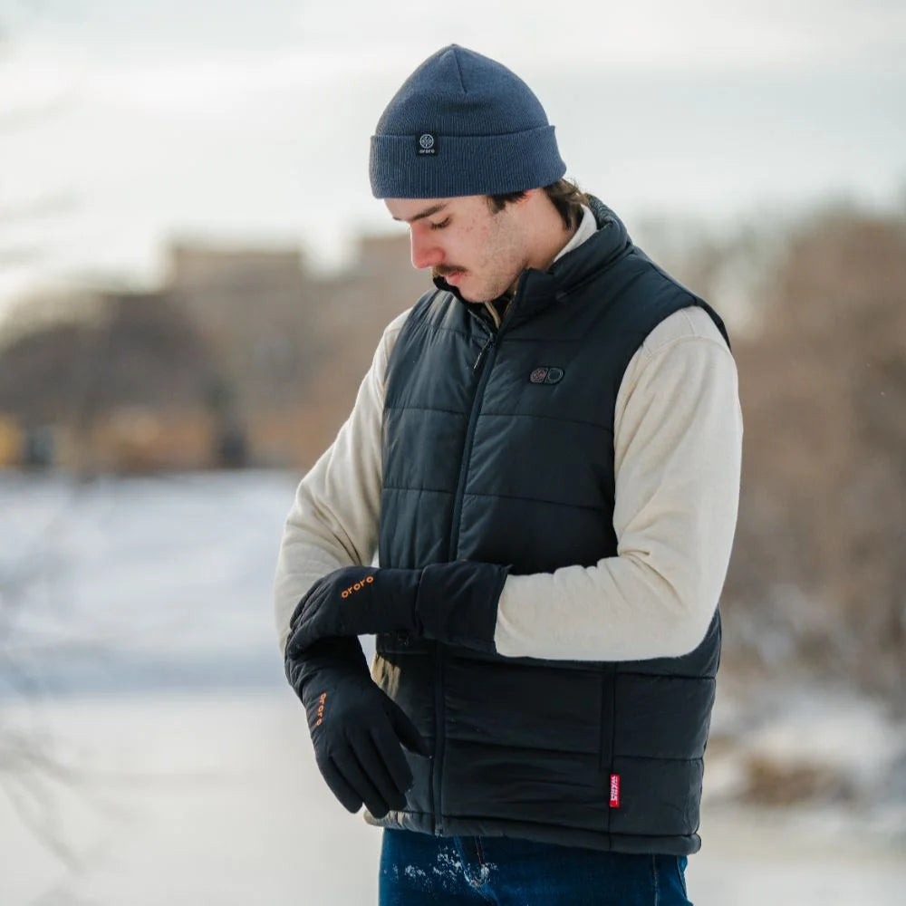 SureWarm® Men's 7-Zone Dual-Control Classic Pro Heated Vest (Lower Back Heating)