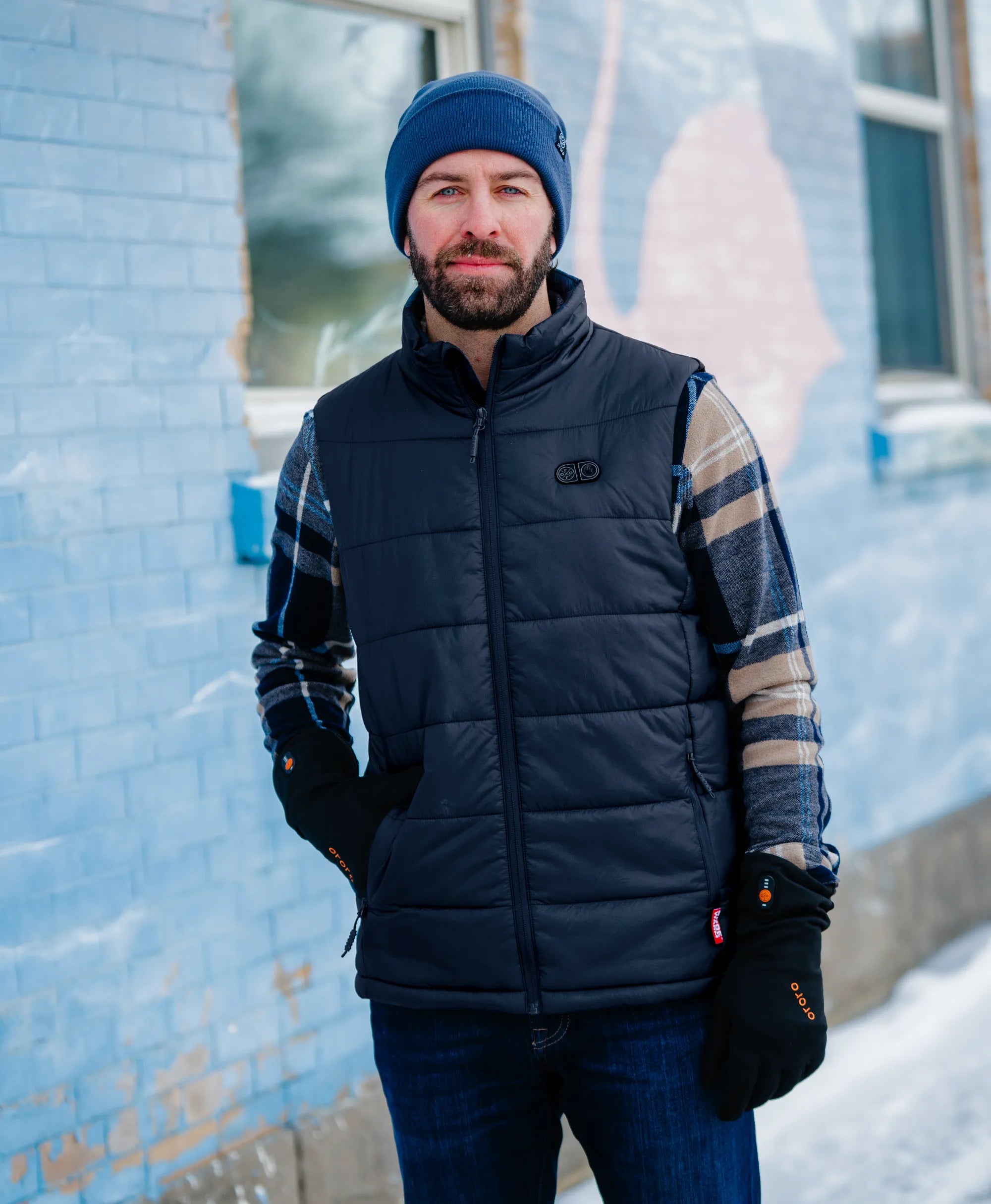 SureWarm® Men's 7-Zone Dual-Control Classic Pro Heated Vest (Lower Back)