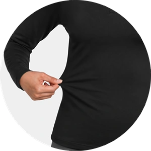 Bulk-Free Stretch Fabric
