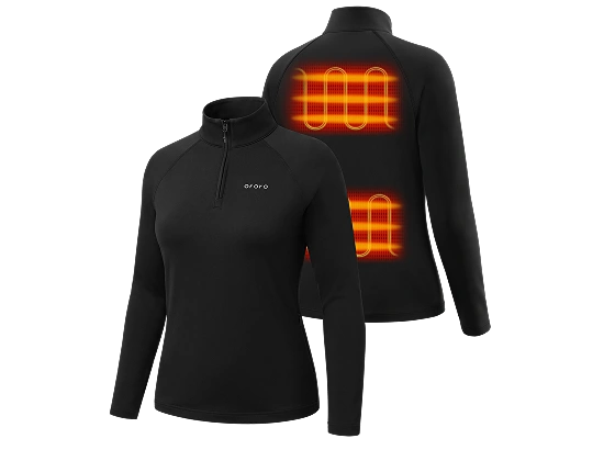 Women's heated top
