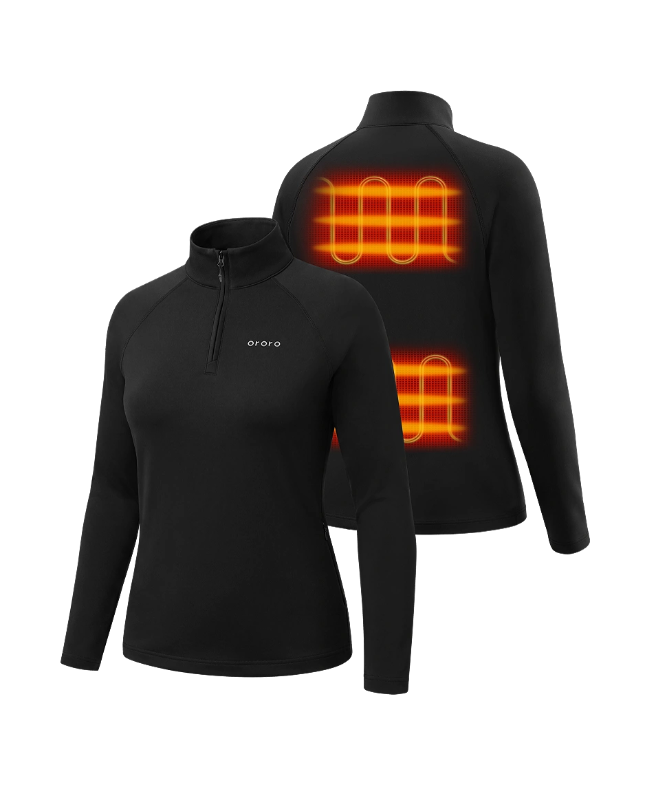 Women's heated top