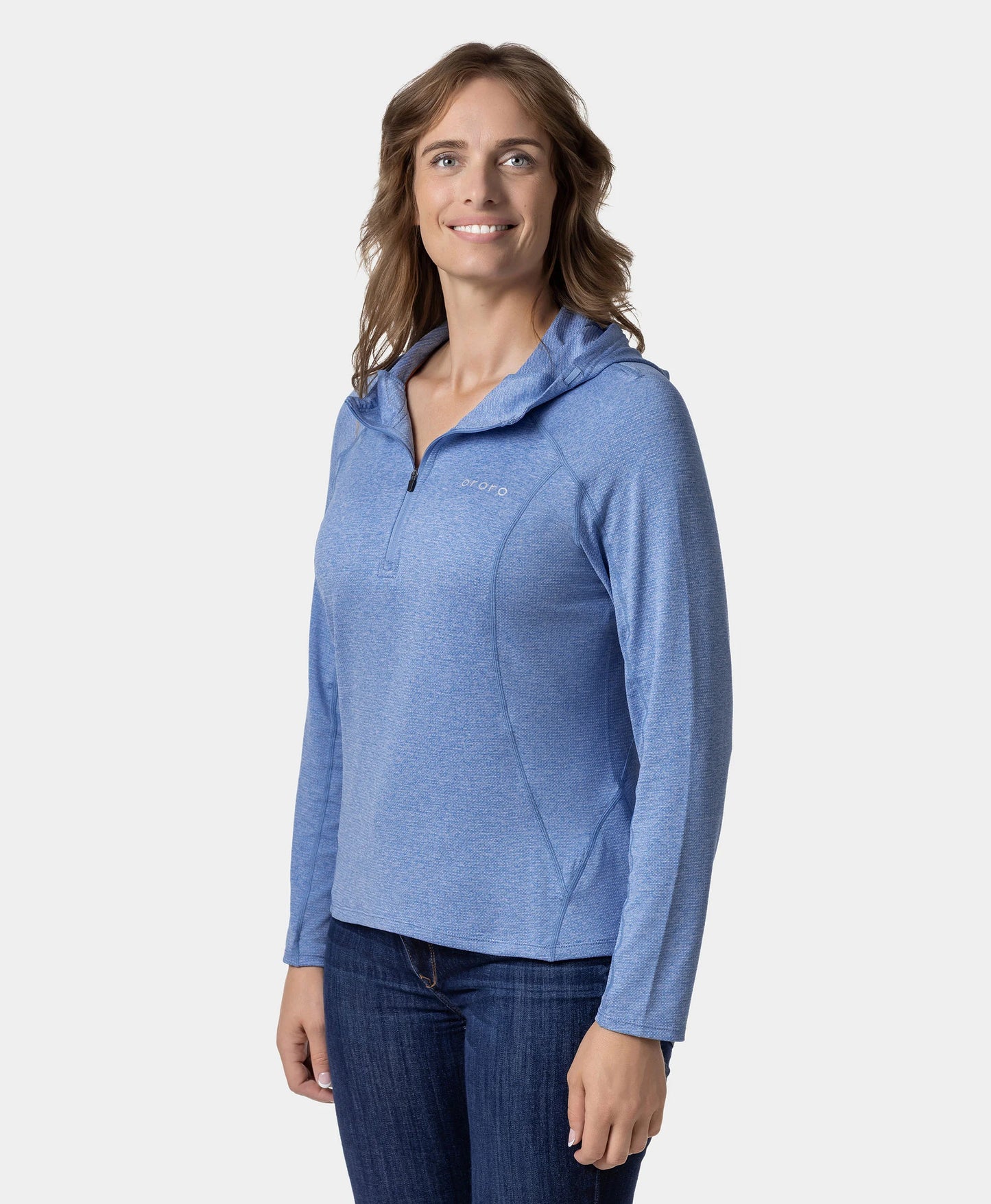 Women’s TechTrail ¼-Zip Hoodie - Blue