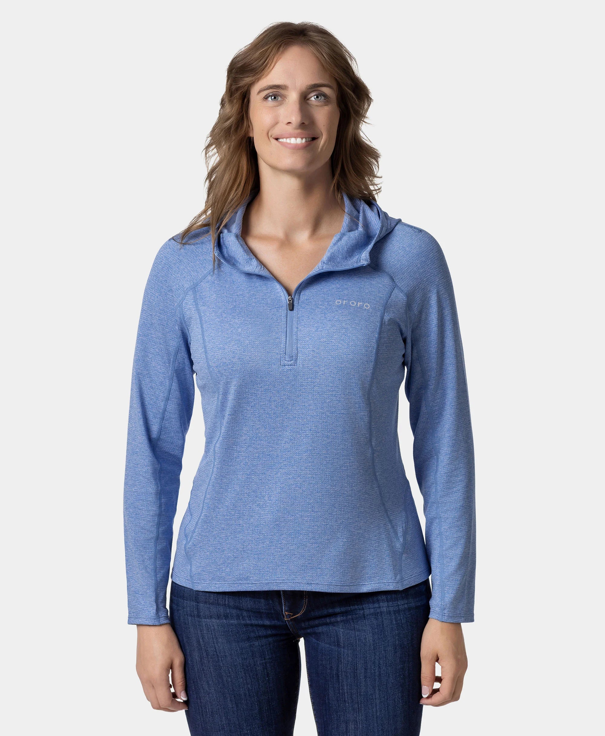 Women’s TechTrail ¼-Zip Hoodie - Blue