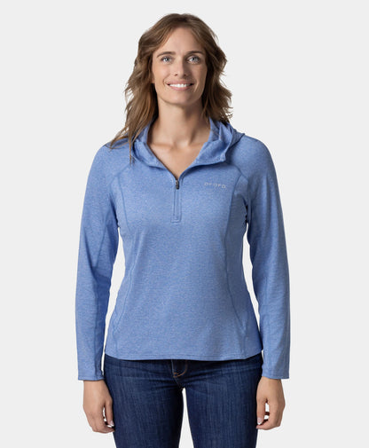 Women’s TechTrail ¼-Zip Hoodie - Blue