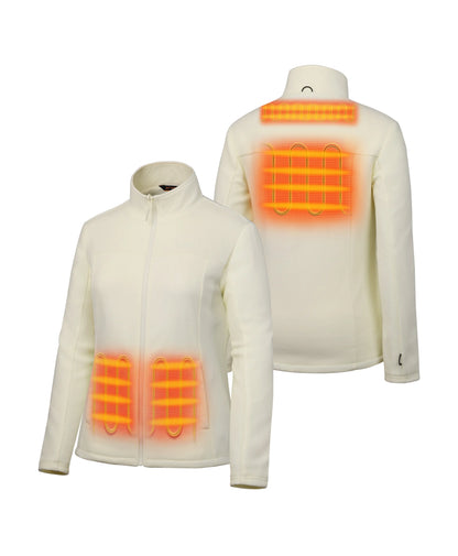 Four heating zones: left &amp; right pockets, upper back and mid-back