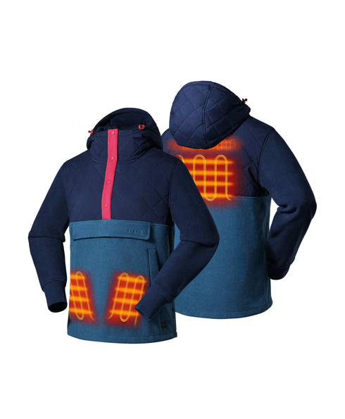 Four heating zones: left &amp; right pockets, upper back and mid-back ,view 2