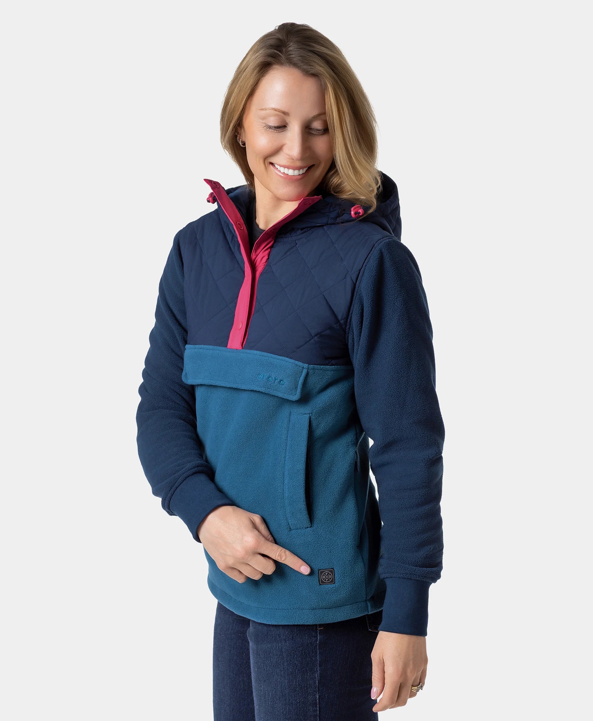 Daybreak Women's Colorblock Heated Anorak