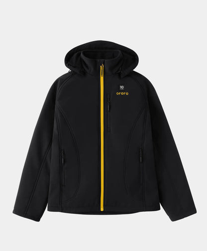 Women's 4-Zone Classic Heated Jacket (10-Year Anniversary Limited Edition) - Black & Gold