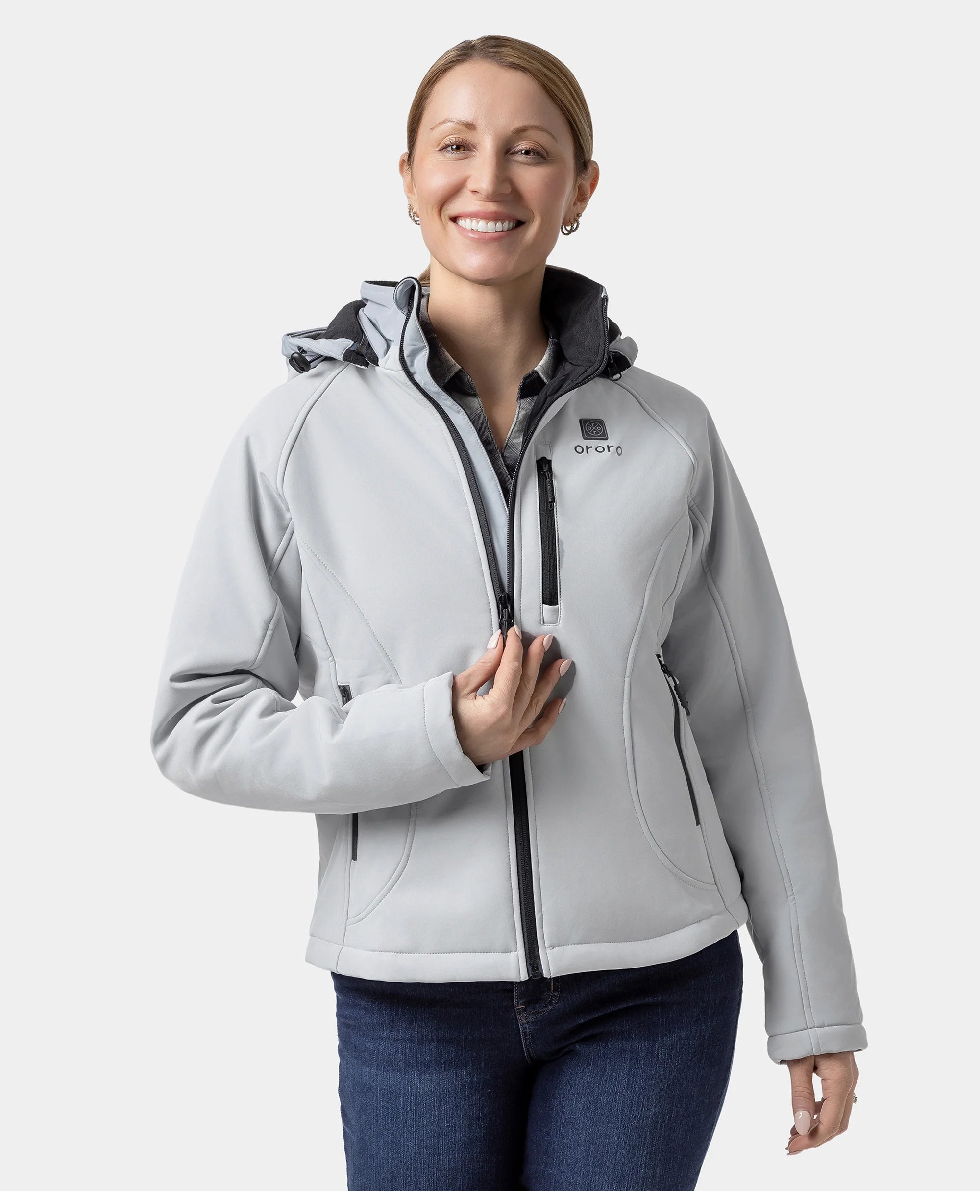 Women's Heated Jacket | 4 Heating Zones (Apparel Only) | ororo®
