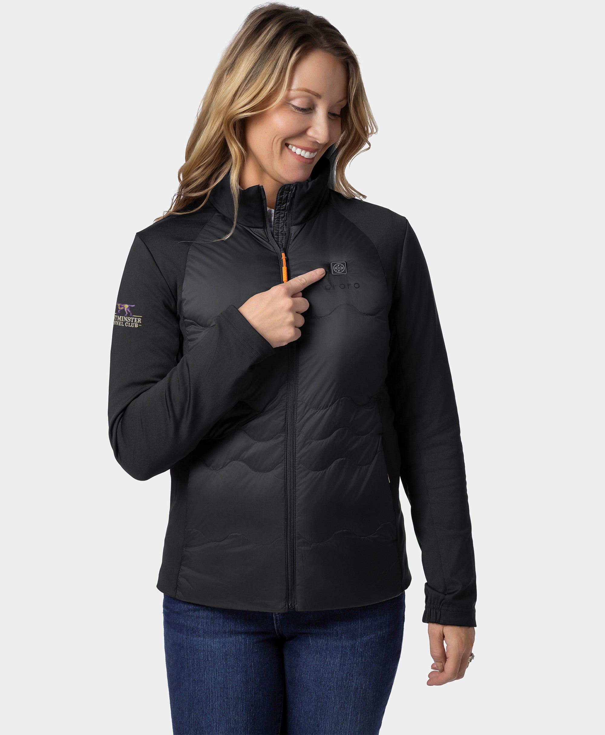 Verbier Women's 4-Zone Heated Down Jacket - Westminster Kennel Club® Edition