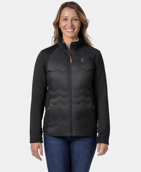 Verbier Women's 4-Zone Heated Down Jacket ,view 1