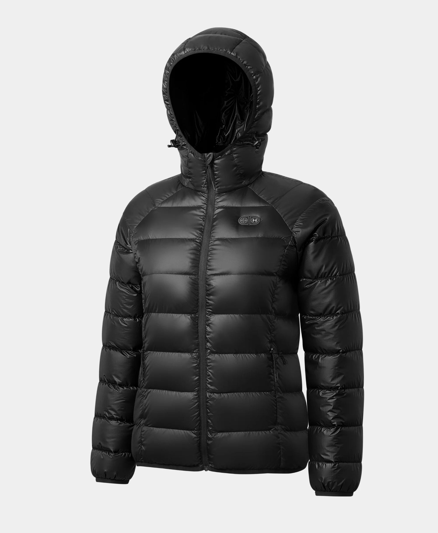 Front view of ororo AeroPro Women's 8-Zone Packable Heated Down Jacket