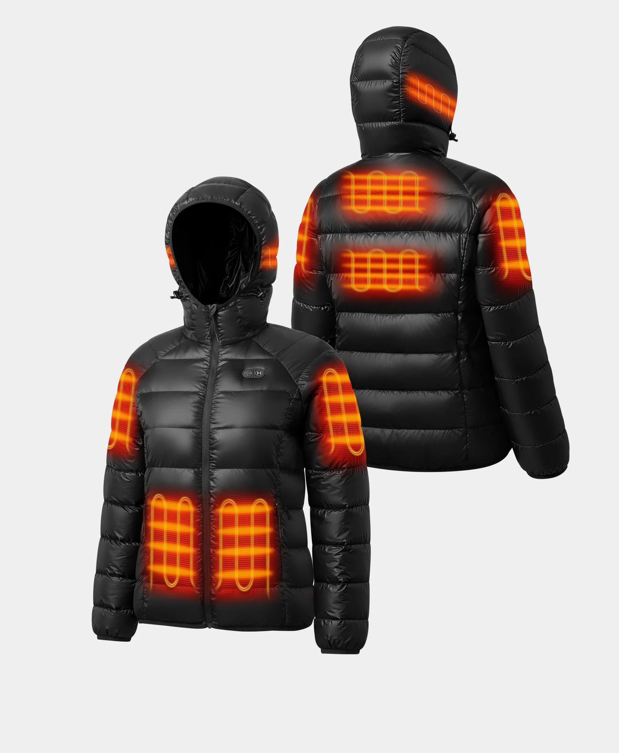 AeroPro Women's 8-Zone Packable Heated Down Jacket – ororo