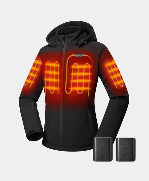 Bundle Deal - Women's Dual Control Heated Jacket (Chest Heating) & Extra PD 5K Battery ,view 1