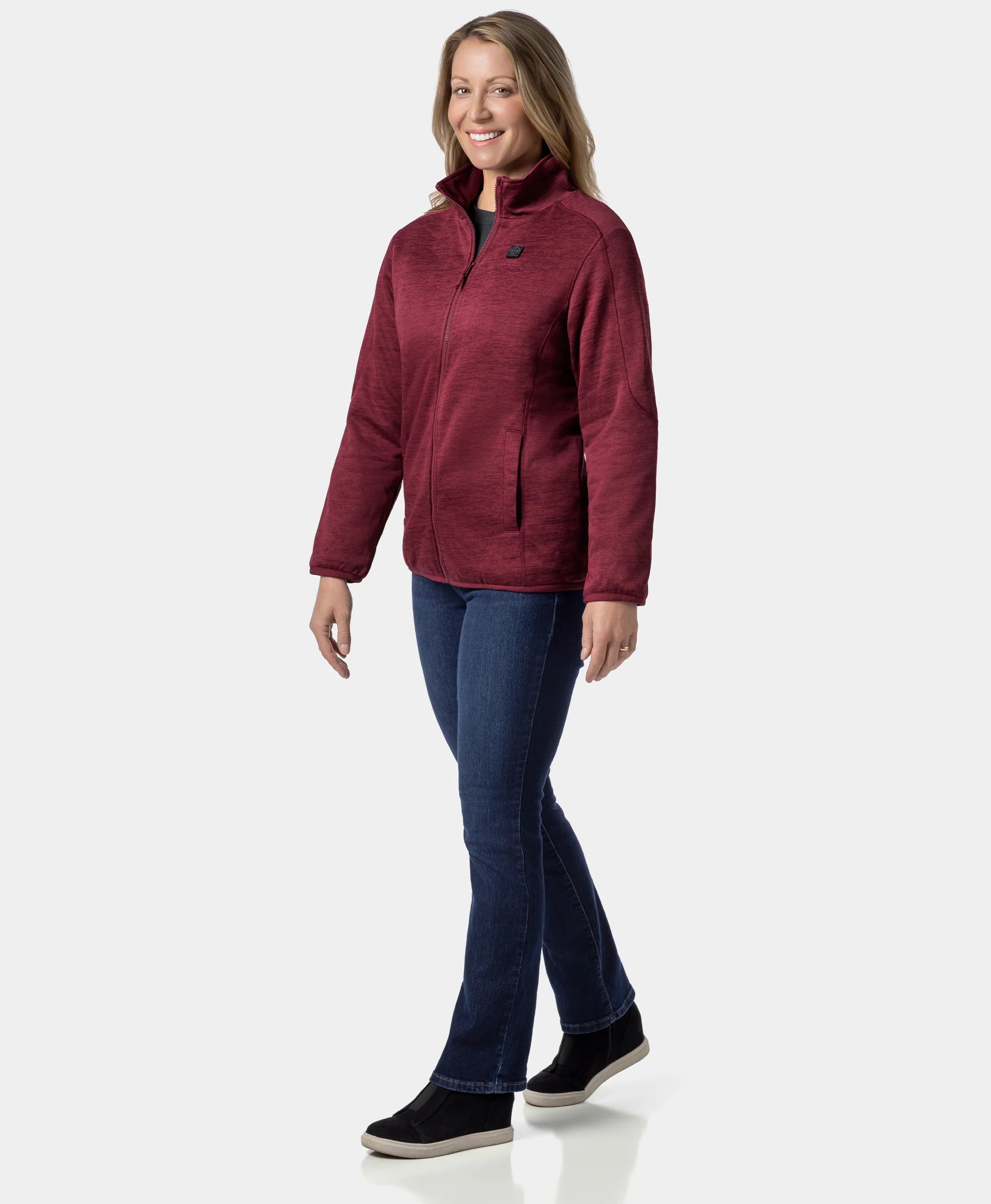 (Open-box) Women's Heated Full-Zip Fleece Jacket (Battery Set Not Included), Thumbnail 35
