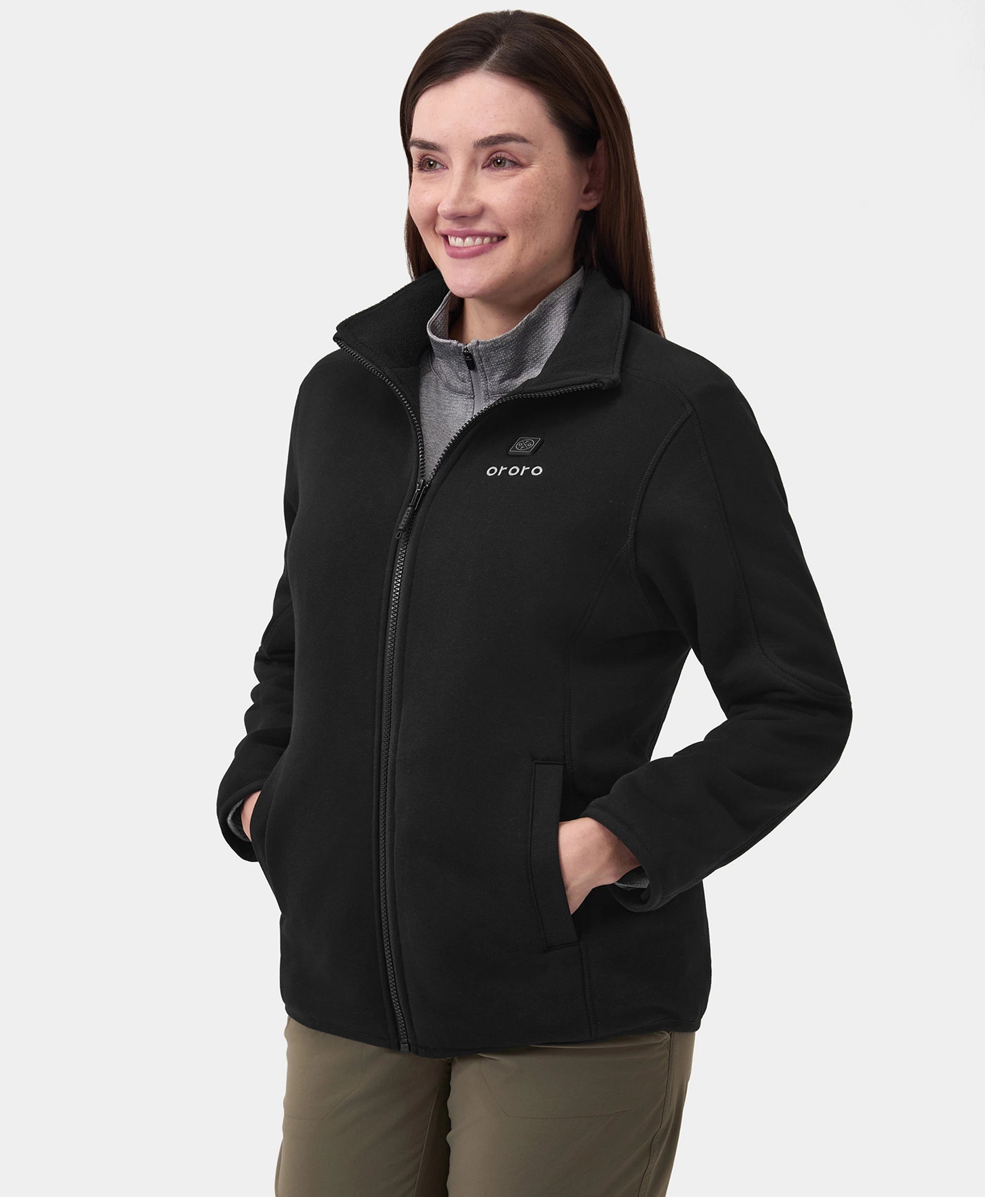 Women's Heated Full-Zip Fleece Jacket 