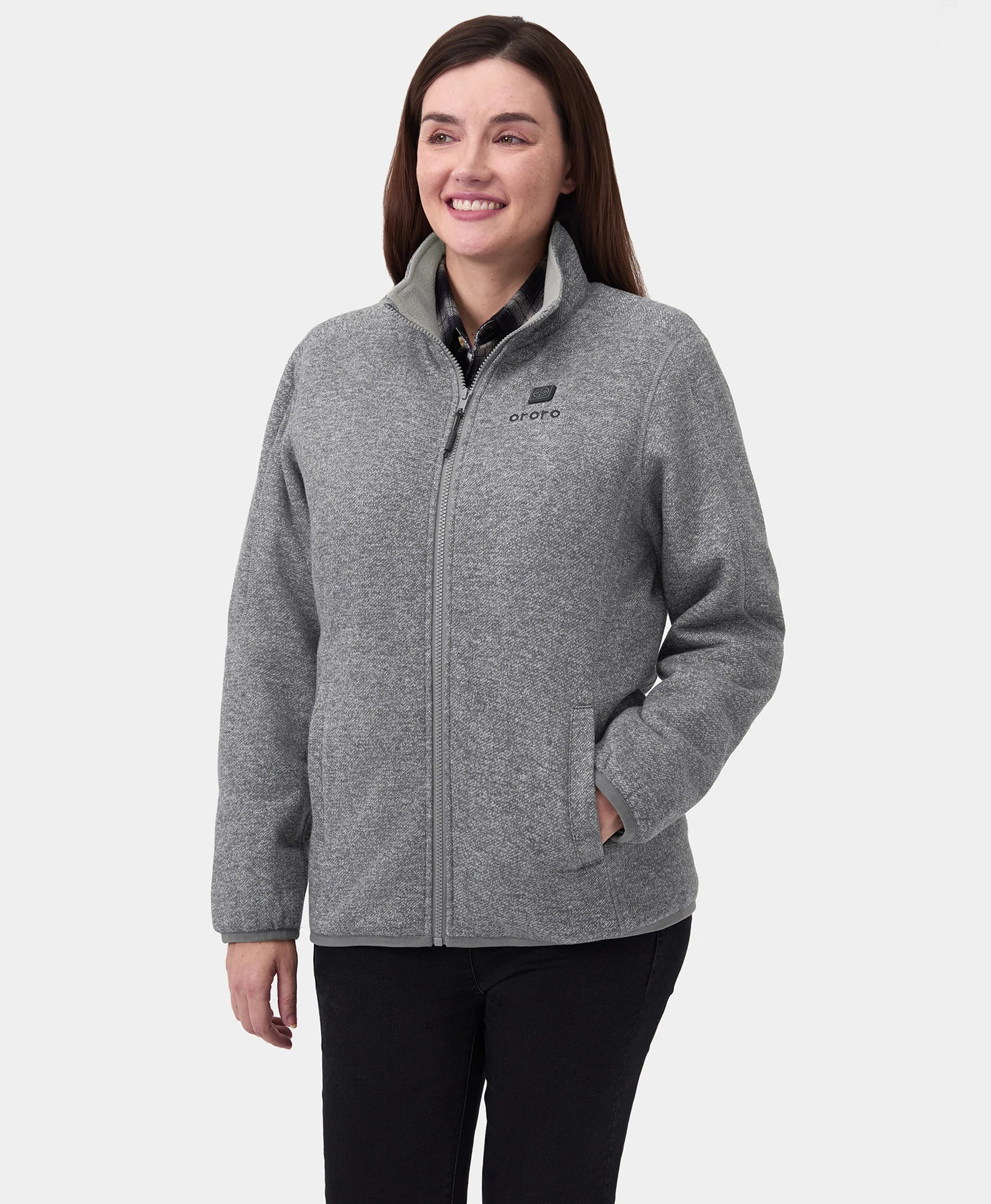 Women's Heated Full-Zip Fleece Jacket 