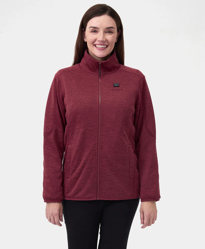 Women's Heated Full-Zip Fleece Jacket 