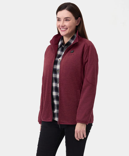 Women's Heated Full-Zip Fleece Jacket 
