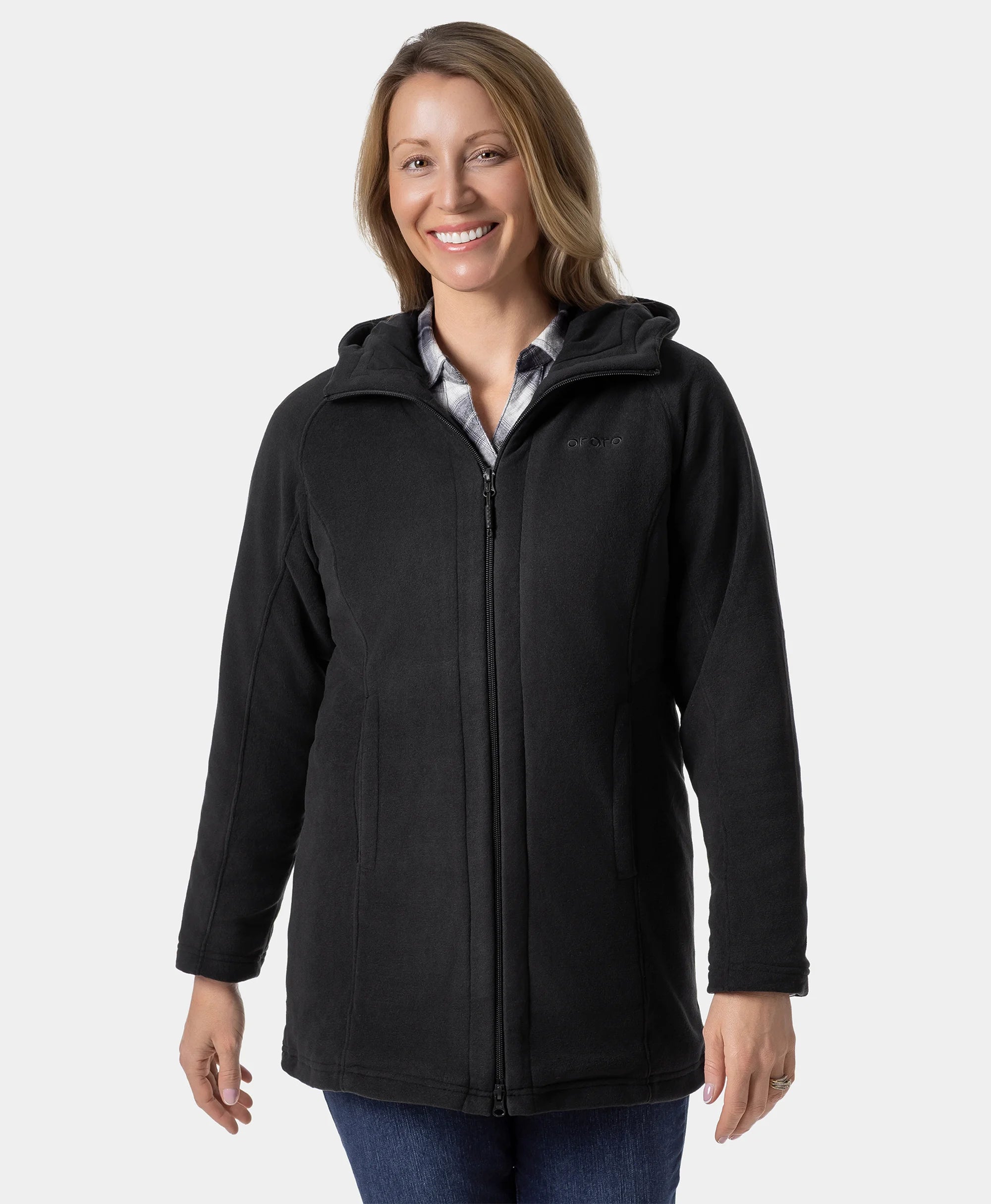 Felicity Women's Heated Fleece Hoodie Jacket