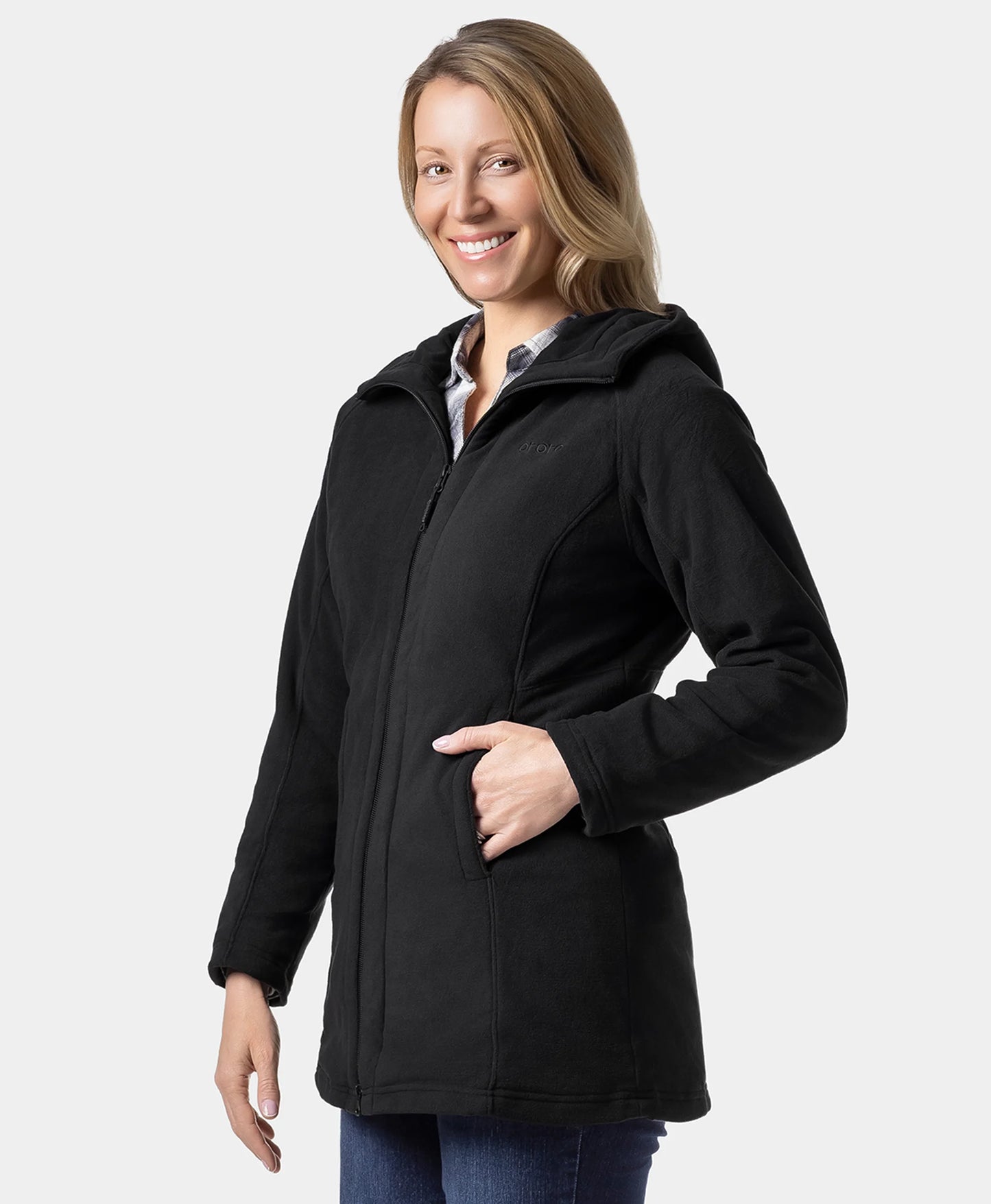Felicity Women's Heated Fleece Hoodie Jacket
