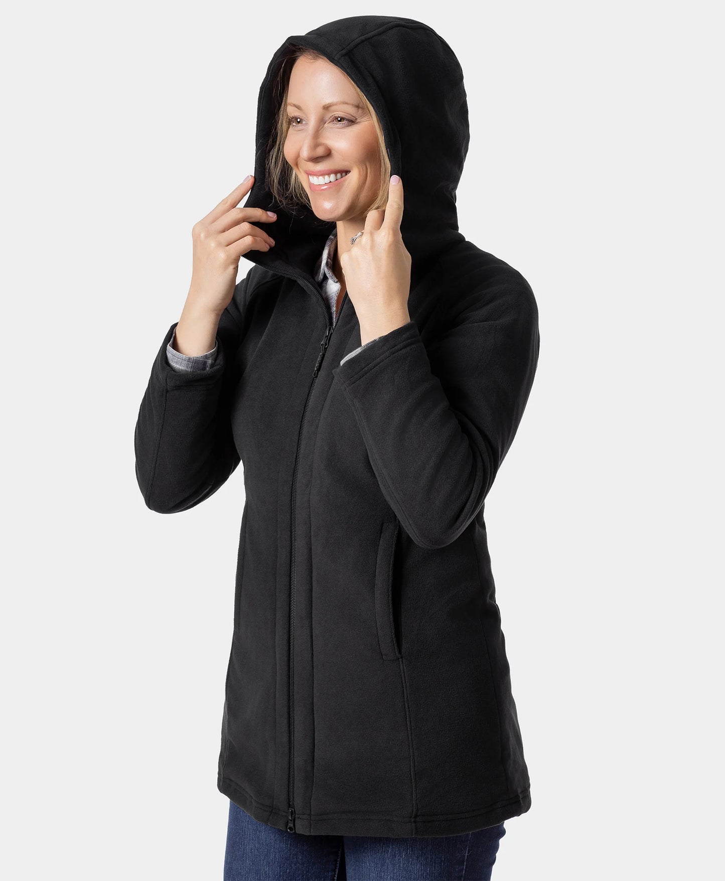 Felicity Women's Heated Fleece Hoodie Jacket