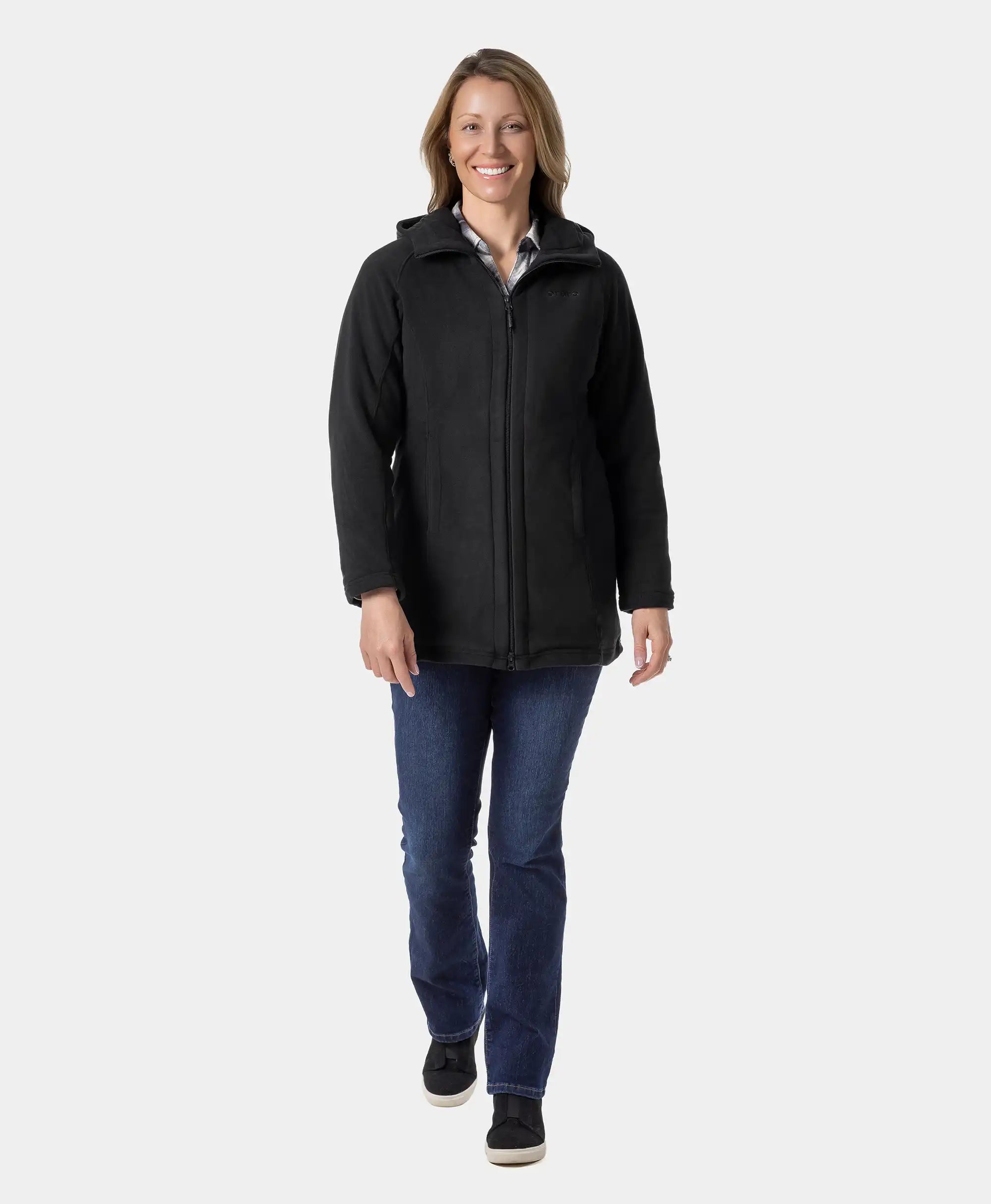 Felicity Women's Heated Fleece Hoodie Jacket