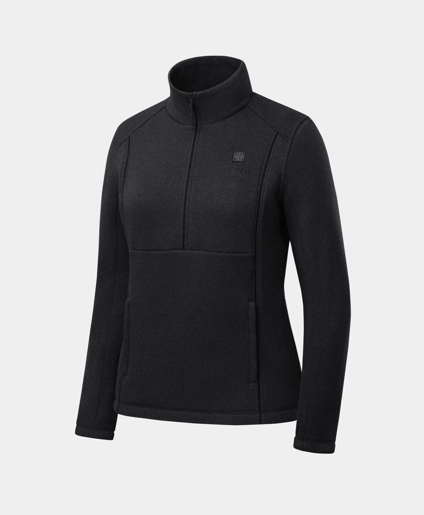 Women's 4-Zone Heated Sweater Fleece Qtr Zip Jacket