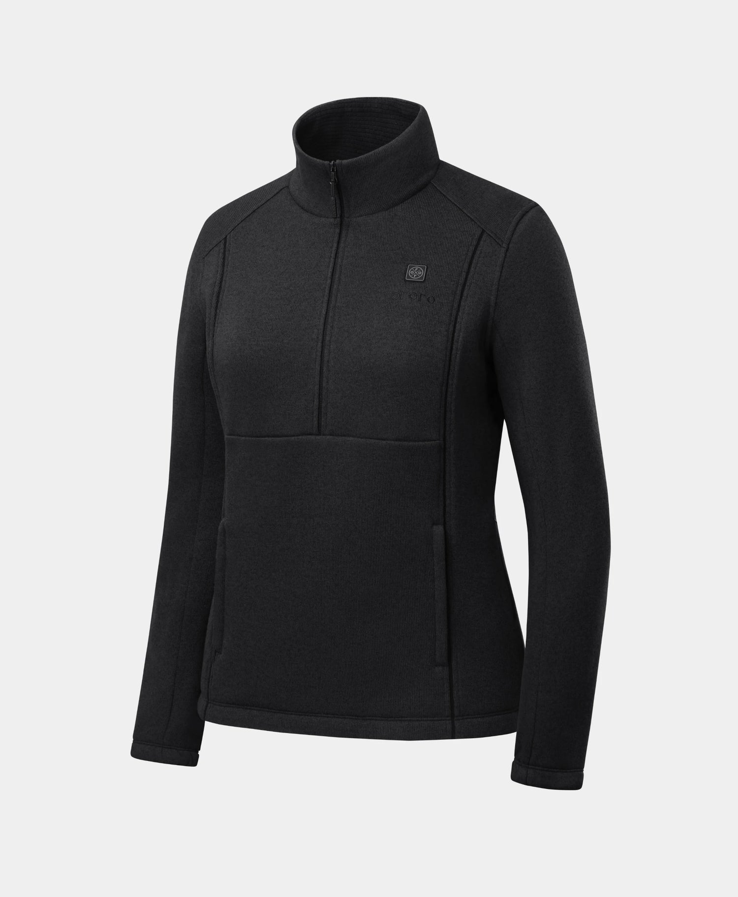 Women's 4-Zone Heated Sweater Fleece Qtr Zip Jacket