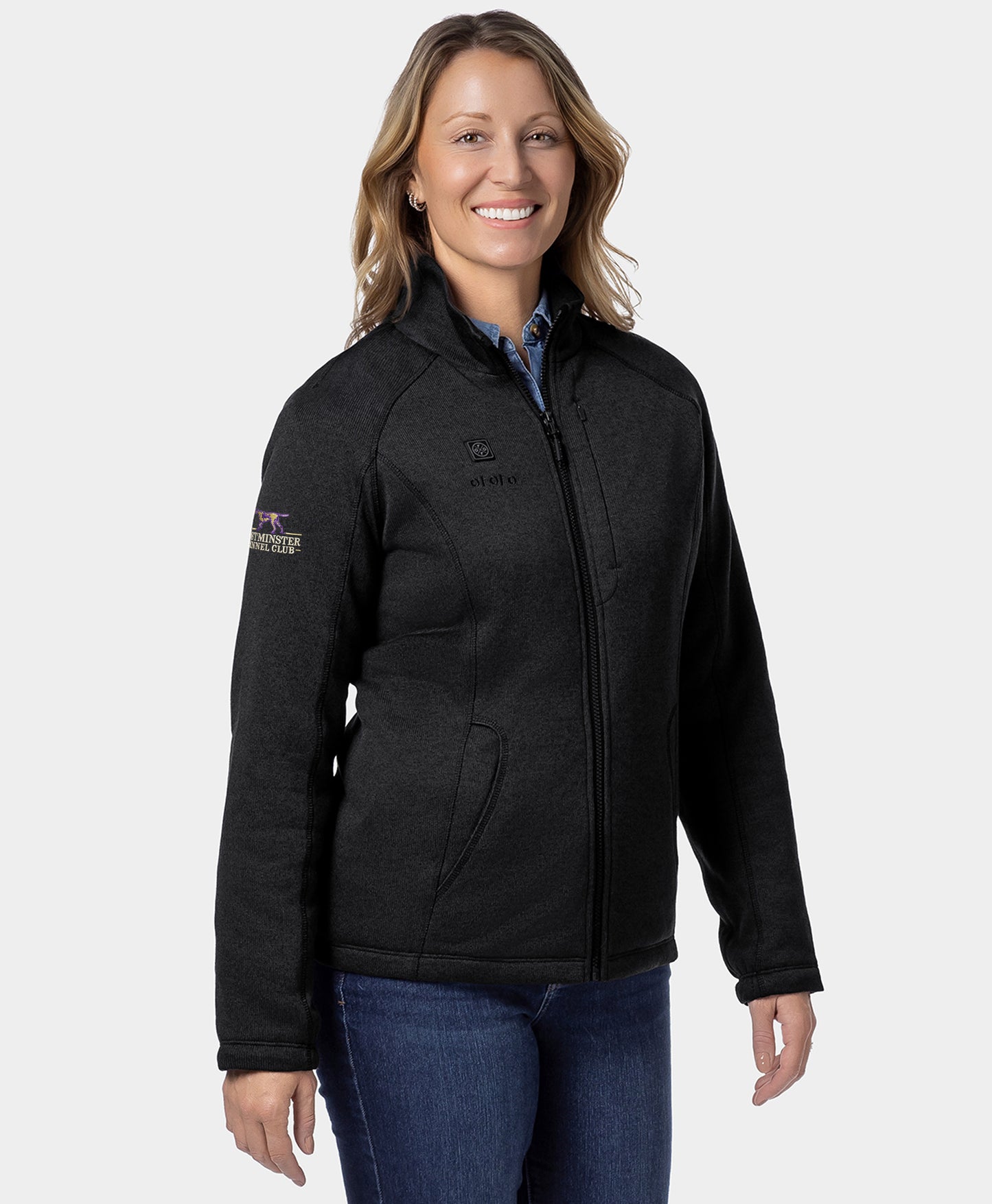 Augusta Tournament Women's 4-Zone Heated Sweater Fleece Jacket - Westminster Kennel Club® Edition