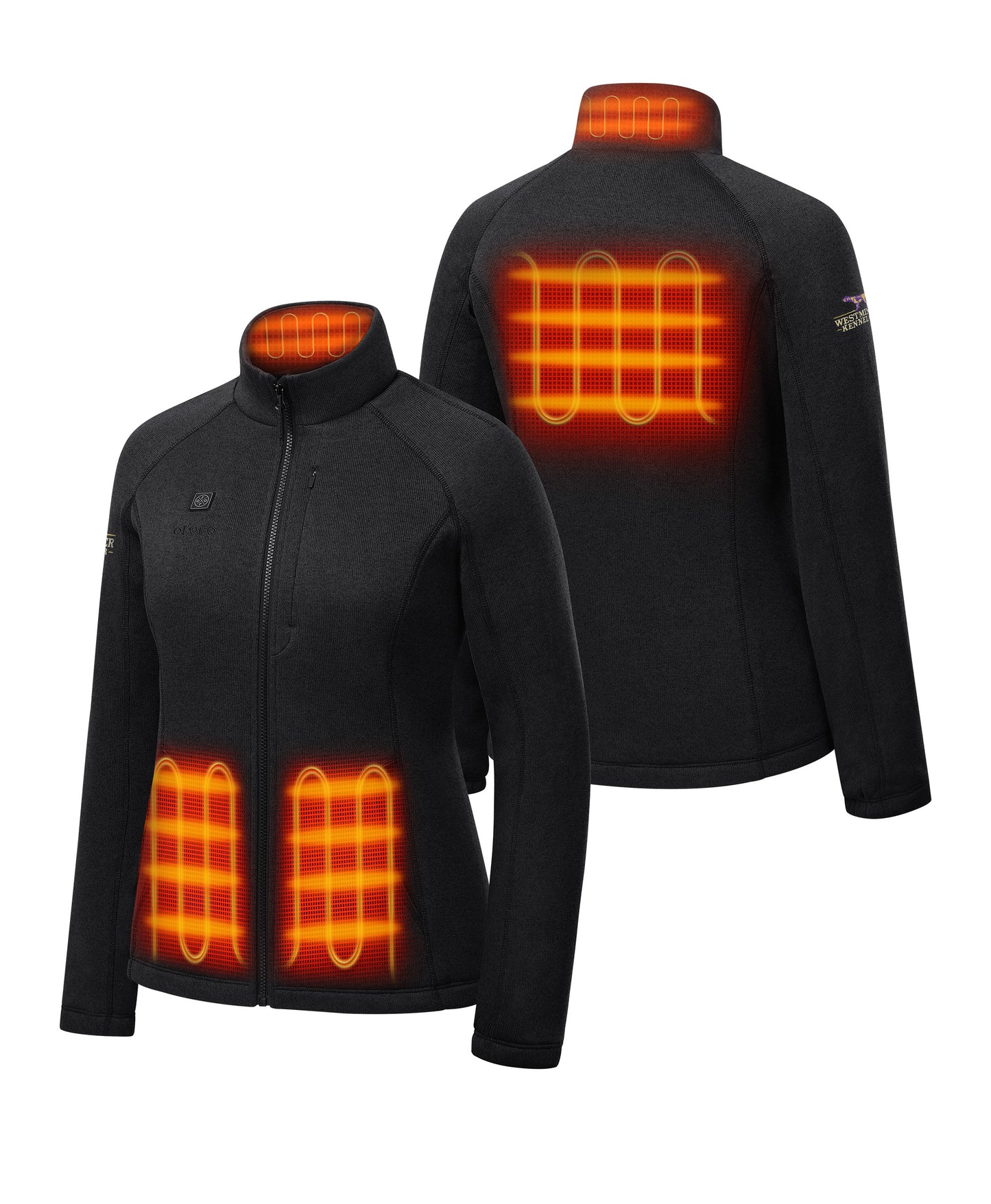 Augusta Tournament Women's 4-Zone Heated Sweater Fleece Jacket - Westminster Kennel Club® Edition