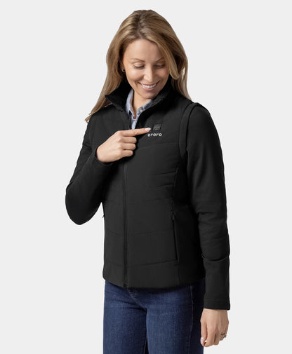 Turnberry Women's Heated Golf Jacket with Zip-off Sleeves