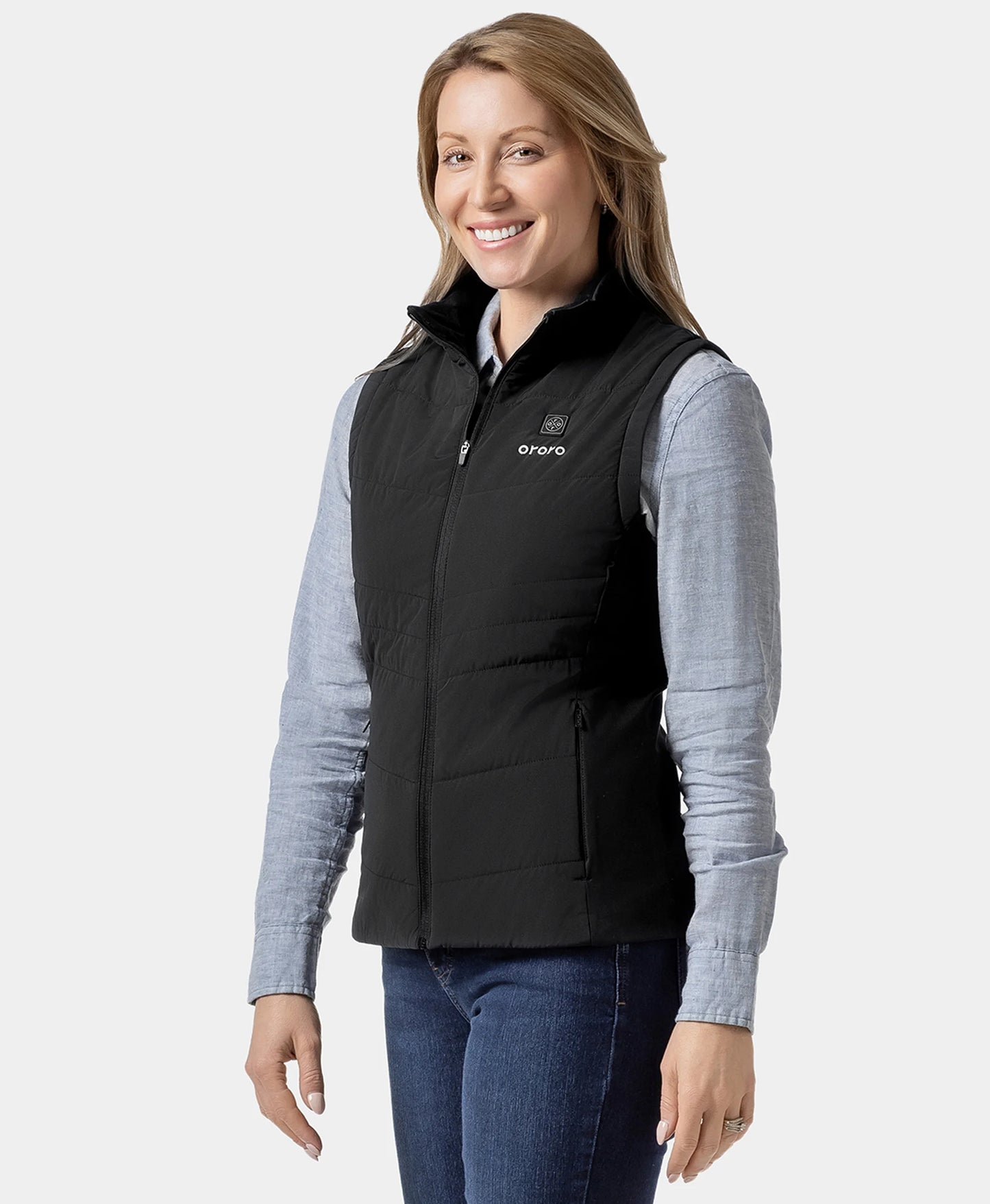 Turnberry Women's Heated Golf Jacket with Zip-off Sleeves