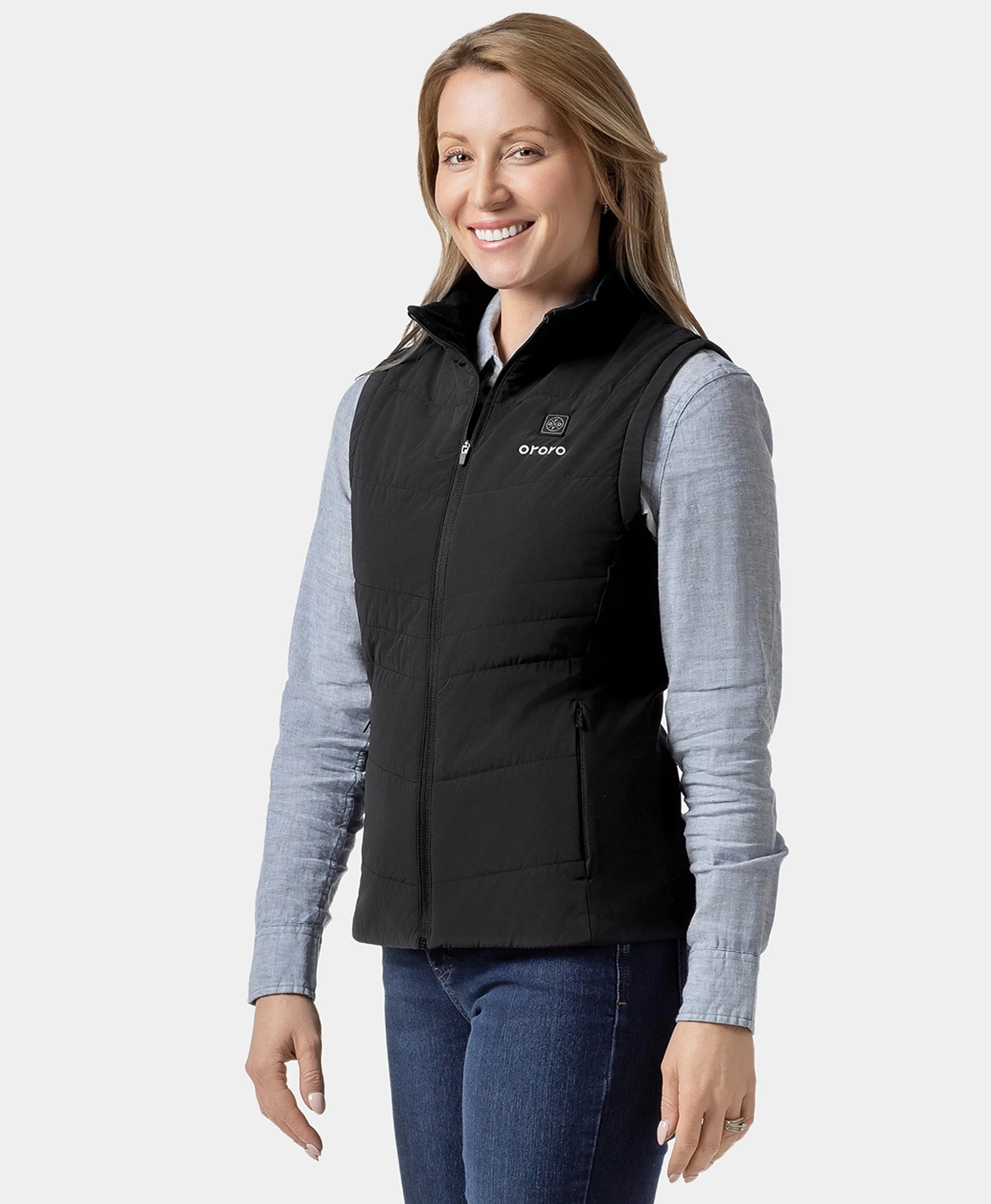 Turnberry Women's Heated Golf Jacket with Zip-off Sleeves