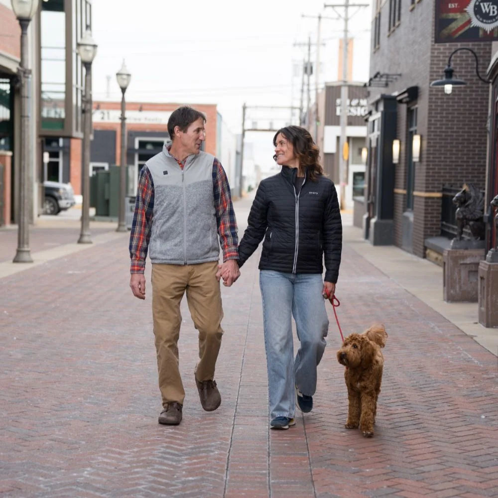 Augusta Men's Heated Sweater Fleece Vest